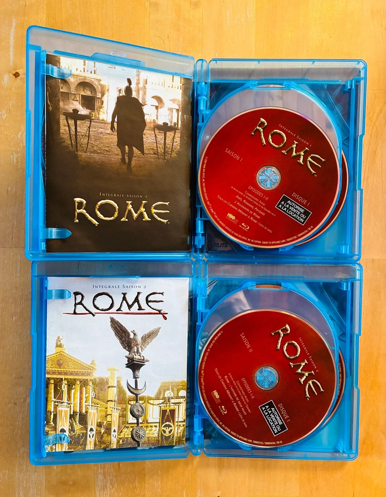 Caja completa de Blu-ray de la serie Rome. – photo 5